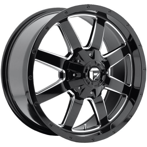 20x9 black fuel frontier 5x150 +35 wheels federal couragia mt 35x12.5x20 tires