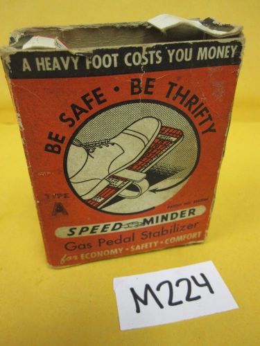 Vintage speed minder - gas pedal stabilizer type a - collector&#039;s item