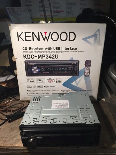 Kenwood kdc-mp342u, cd player, mp3, car stereo,usb