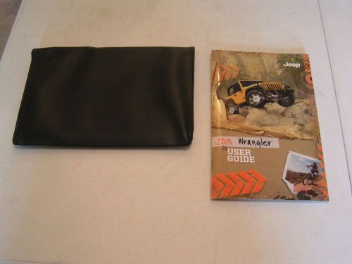 2010 jeep wrangler owners manual user guide sahara unlimited 4x4 2wd ltd