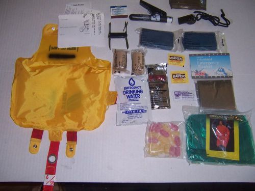 Survival &amp; first aid kit for boat or raft it includes many great items from usa