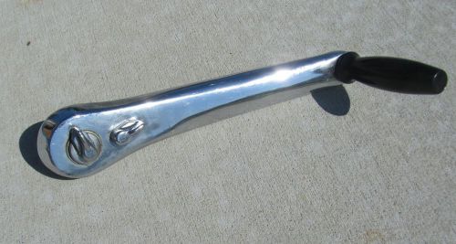 Barlow chrome sailboat winch handle