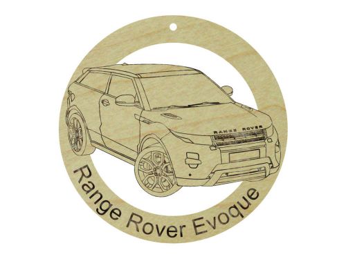 Range rover evoque natural maple hardwood ornament sanded finish laser engraved