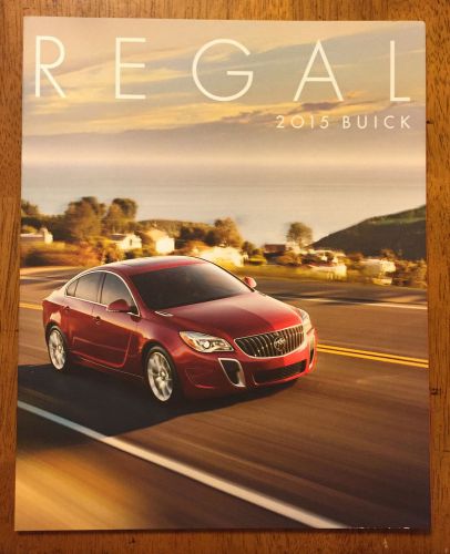 2015 buick regal catalog sales brochure