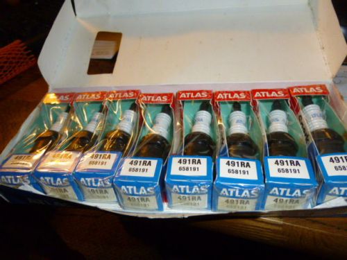 ( atlas spark plugs. fits cadillac 8) nos 491ra replaces r44xls r45nsx