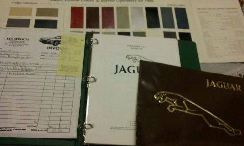 Jaguar series iii assorted literature/other items