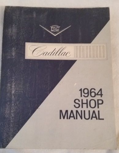 1964 cadillac shop manual (1963) oem general motors