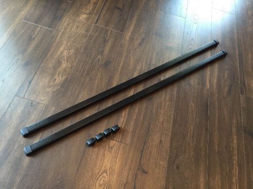 Thule 50&#034; square load bars roof rack includes 8 end caps