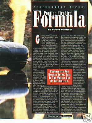 1993 pontiac firebird formula