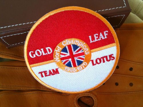 Gold leaf team lotus patch badge emblem logo crest elise elan esprit eclat 7