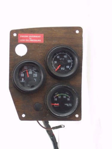 Mack truck instrument gauge panel  teleflex gauges us gauge vintage gauges used