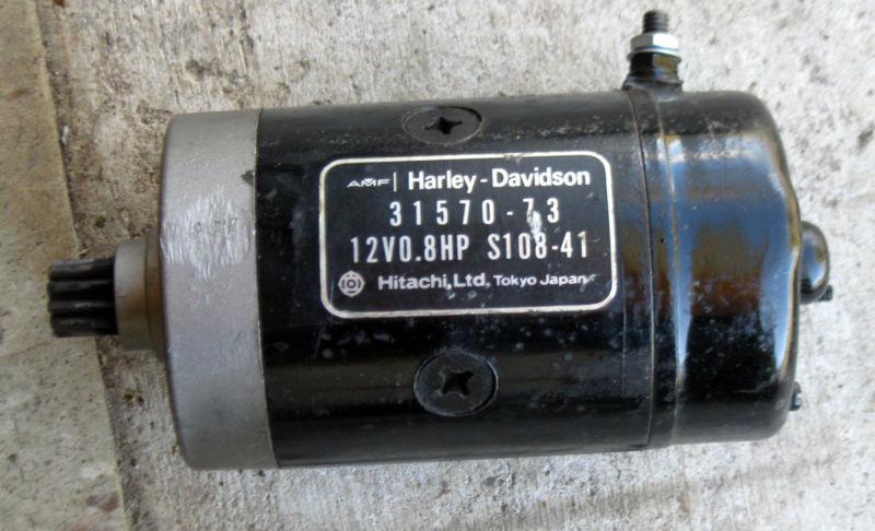 Harley davidson amf starter 31570-73 shovelhead sportster