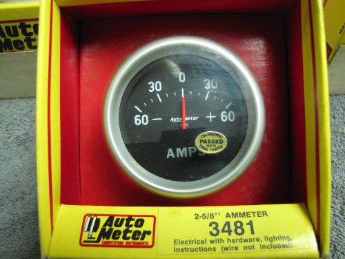 Auto meter #3481 electrical 2 5/8 ammeter