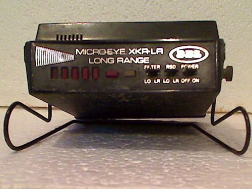 Bel microeye xkr-lr long range radar detector no power cord