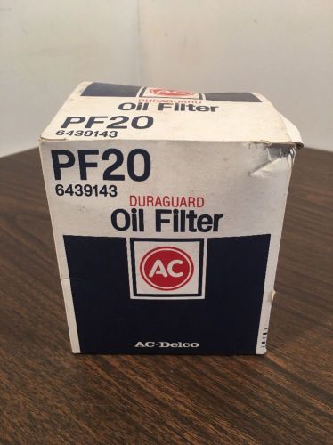 Ac-delco pf20 duraguard oil filter 6439143 new old stock