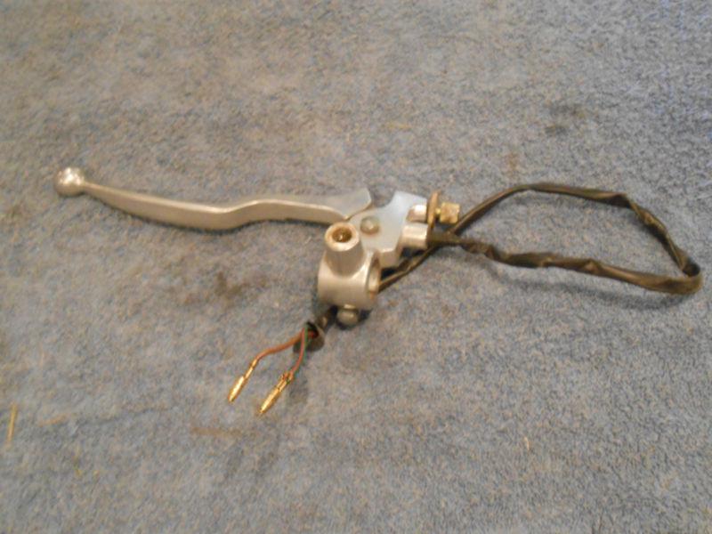 2003 hyosung gv250 left clutch lever with wiring and adjuster
