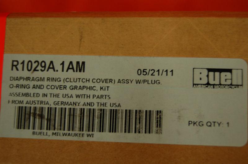New buell lightning 1125r diaphragm ring clutch cover r1029a.1am