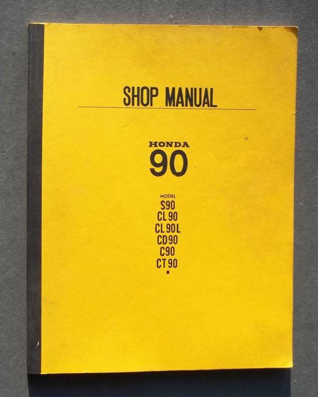 Honda 90cc singles factory service manual (copy) shop ct90 s90 cl90c90 cd90