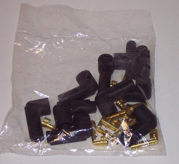 8.8mm accel points distributor boots/terminals (8) new