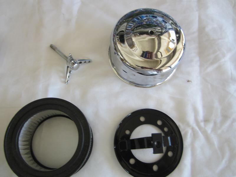  harley davidson chrome air filters with base  cv and s&s carbs