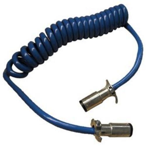 Blue ox 7 to 6 coiled electrical cable rv motorhome class a c tow car suv truck 