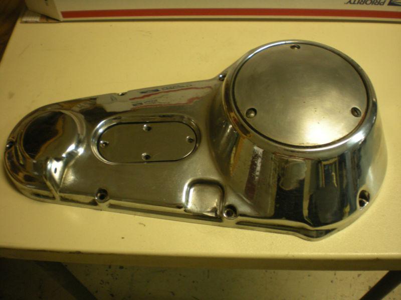 Chrome outer primary cover with plate and cover