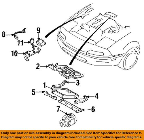 Mazda oem bps118221 engine crankshaft position sensor/crankshaft position sensor