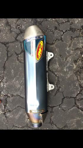Fmf factory 4.1 rct blue anodized slip on exhaust ktm 250 xc-f 