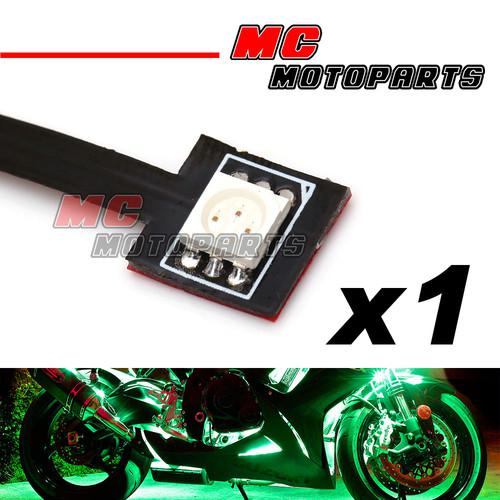 1 pc green tiny prewired smd led 5050 12v accent light for victory motorcycle