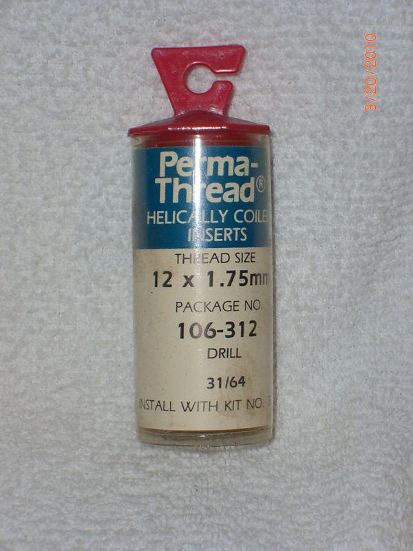 12 x 1.75mm perma-coil thread inserts uses helicoil