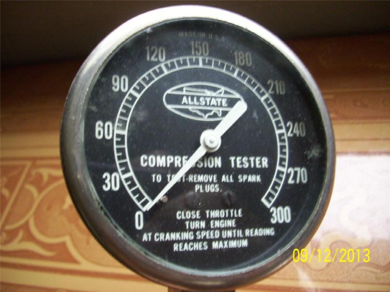 Vintage compression tester, all metal