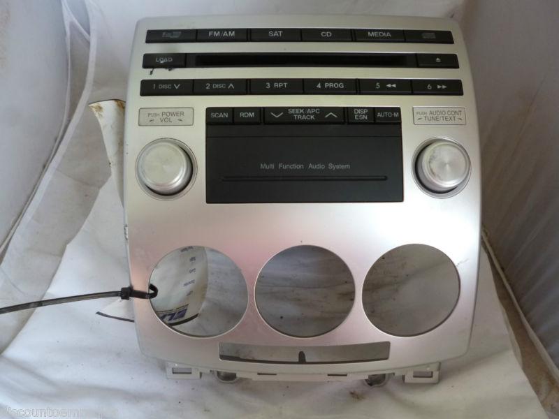 06-09 mazda 5 radio 6 disc cd player cc4566arx *