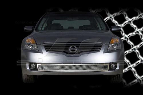 Ses trims ti-mg-157b 07-09 nissan altima billet grille mesh grill chromed