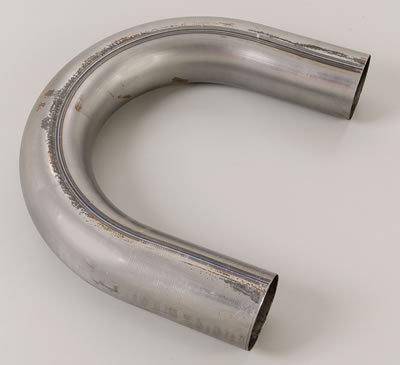 Hooker mandrel bend tubing 3.5" od 180 deg u-bend steel 12285hkr