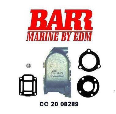 Barr marine cc 20 08289 chris-craft starboard side log style exhaust manifold di