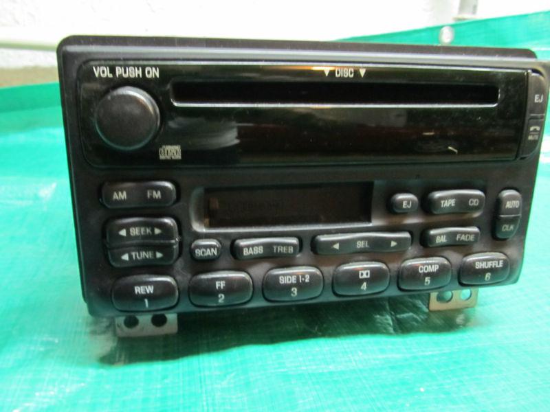01-04 real oem ford mustang explorer radio cd cassette player 1l2f-18c868-bb
