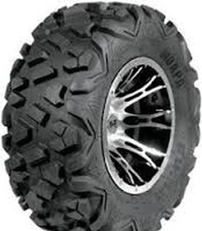 New dwt moapa run-flat utility tire-front or rear, black, 26"x9"x12"