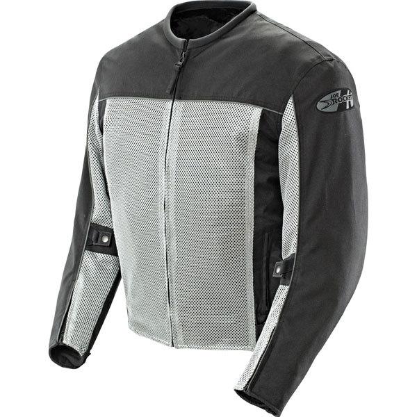 Grey/black l joe rocket velocity mesh/textile jacket