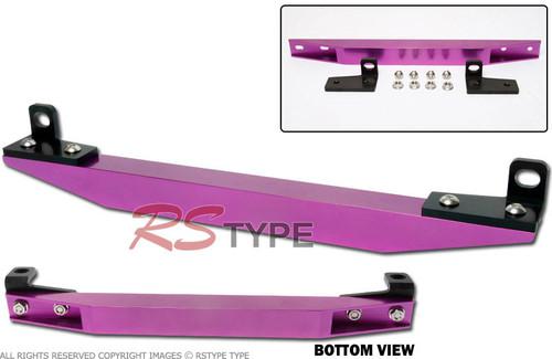 Purple rear lower tie bar honda civic si 02 03 0405 ep3 acura rsx 02-06 dc5