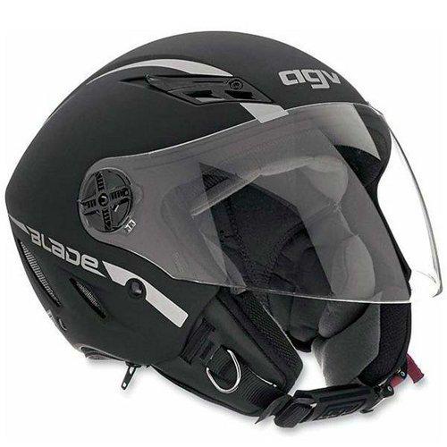 New agv blade flat black open face street motorcycle adult helmet s sm small
