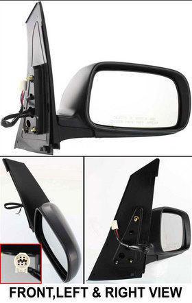 Mirror new painted black right hand heated power passenger side rh to1321229