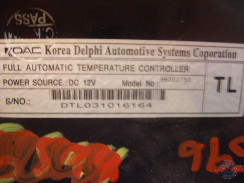 Temperature control verona 450995 04 assy auto
