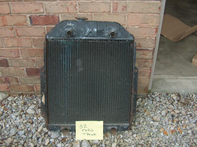 1952 ford truck radiator used