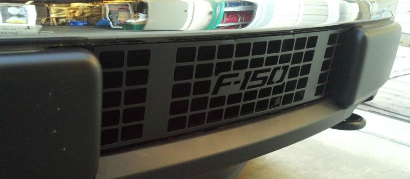 2009-2013 ford f-150 powdercoated black bumper grille