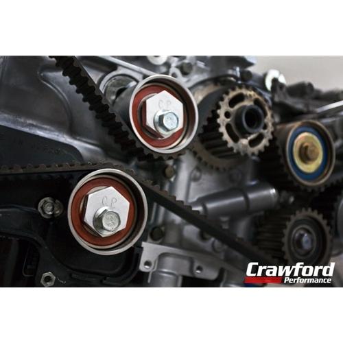 Crawford cam timing adjusters for subaru dohc engines