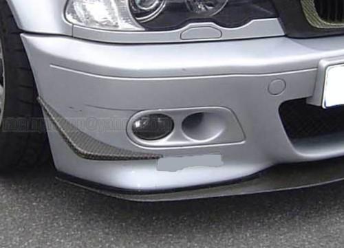 Painted bmw e46 m3 fog light covers bumper air duct intake