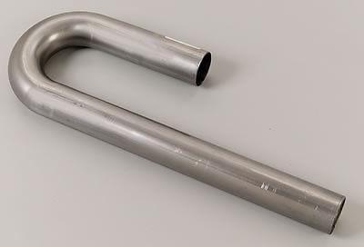 Hooker mandrel bend tubing 1.875" od 180 deg j-bend steel 12358hkr