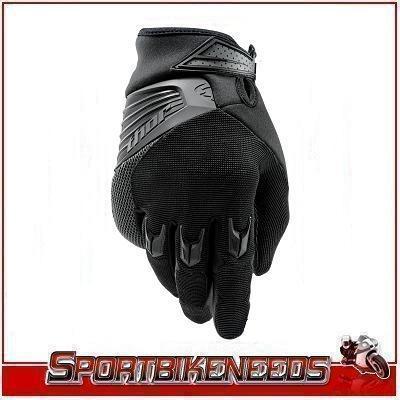 Thor static vision black gloves new small sm