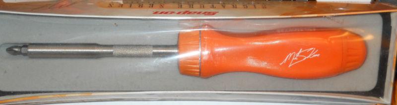 Snap on toolsignature series mike skinner ratchet screwdriver ssdmr4bbsk