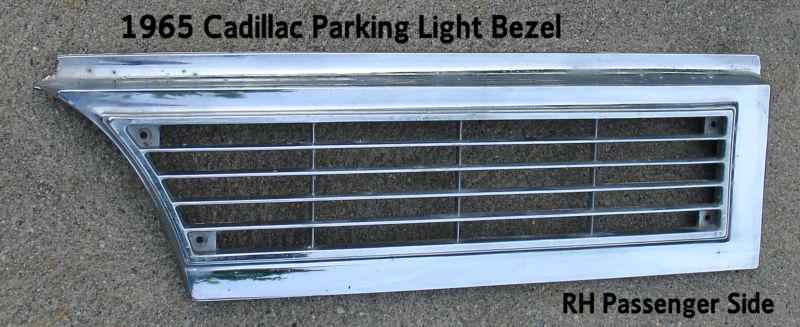 1965 cadillac deville passenger side marker light bezel 5956356 rh